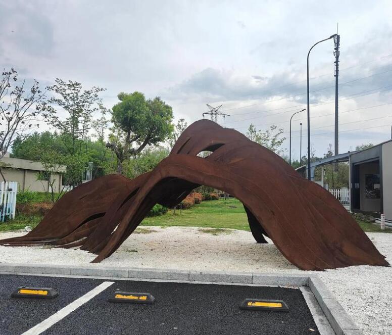 乐业耐候钢板造型